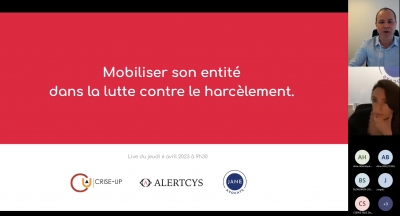 Replay webinaire : Comment mobiliser son entité dans la lutte contre le harcèlement ?